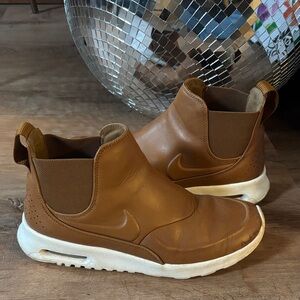 Nike Air Max Thea Brown Leather Boots